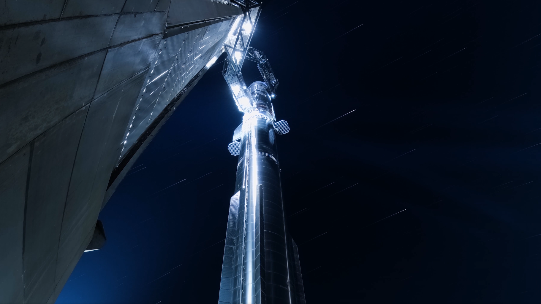 Starship stacked ahead of first orbital launch attempt