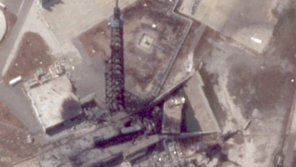 Blue Origin Launch Pad Satellite Image