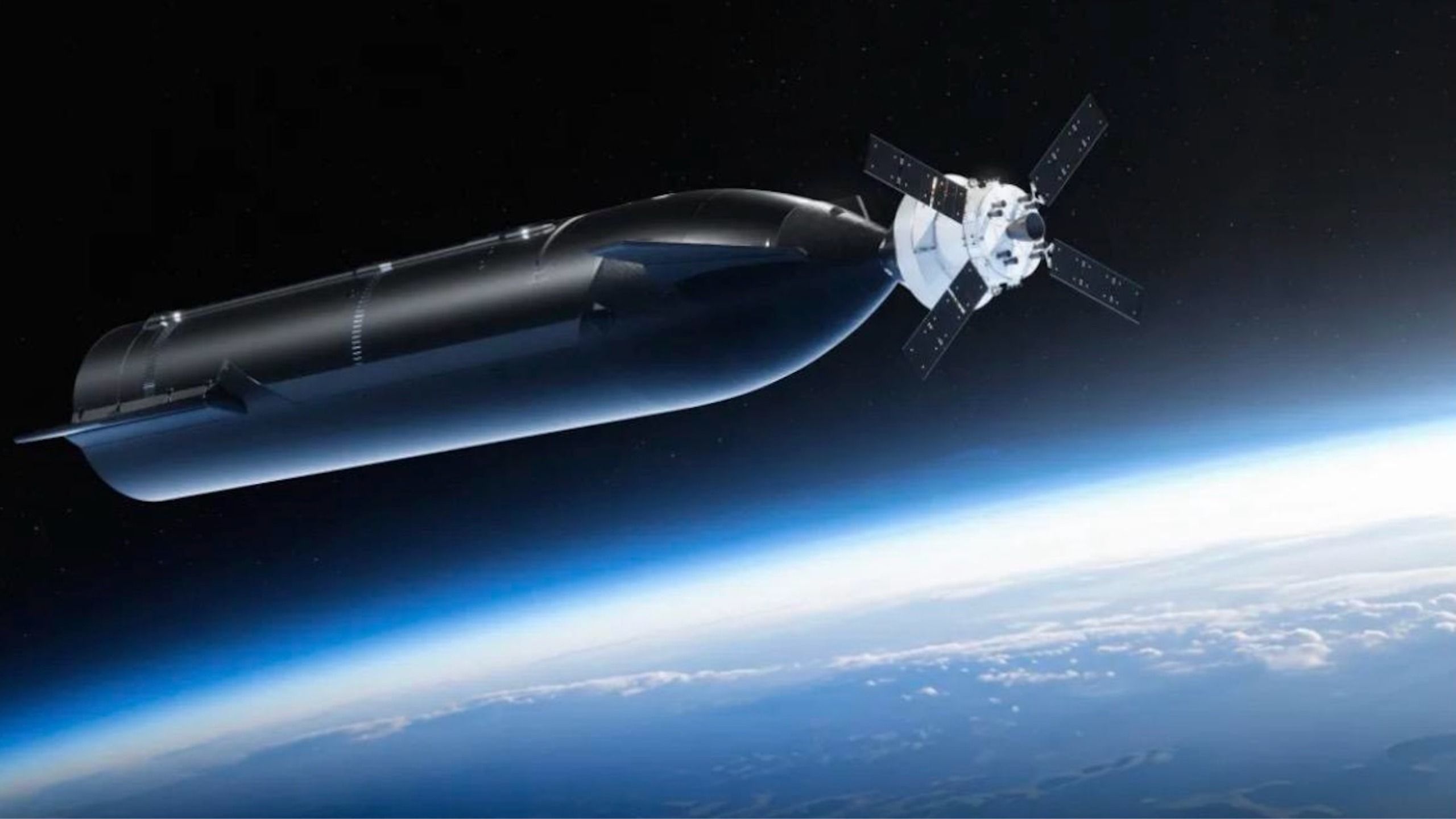 Artist rendition of Orion spacecraft preparing for Artemis III mission