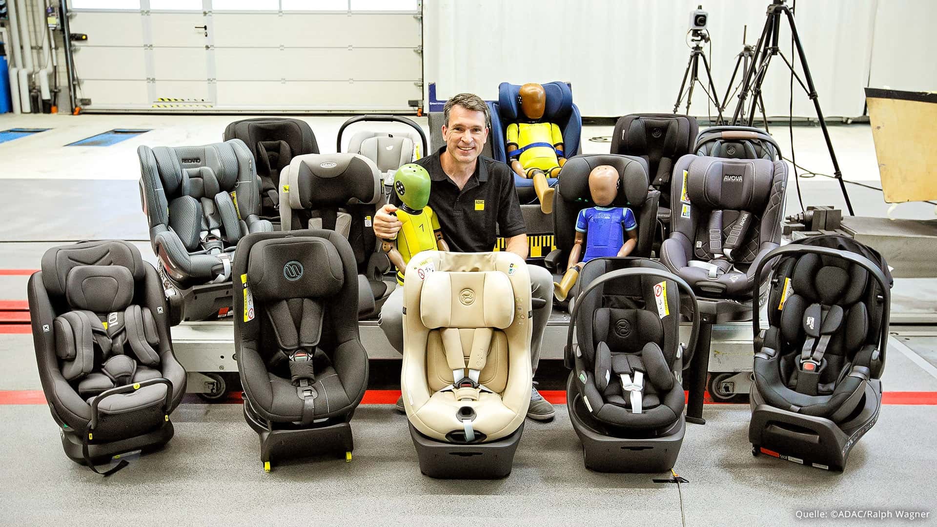 ADAC Kindersitztest 2026 results showing tested models