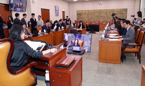 문체위 국정감사 현장