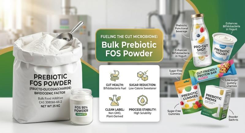 Prebiotic ingredient illustration