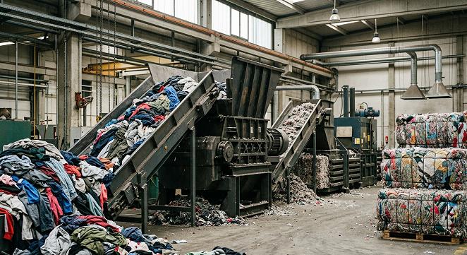 Textile recycling market growth infographic