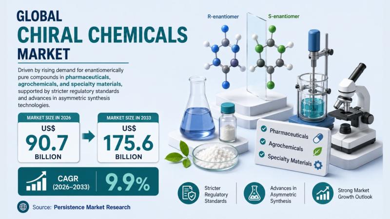 Chiral chemicals market growth outlook and enantiomerically pure compounds image