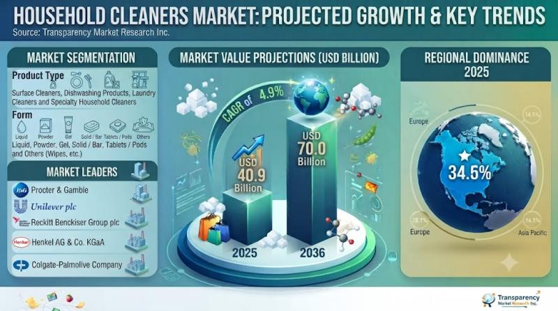 Household Cleaners Market Chart