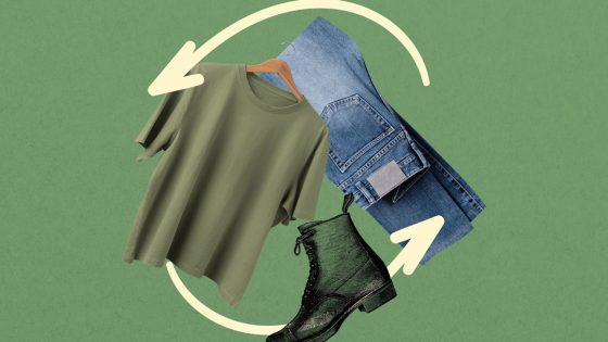 Fashion rail of garments illustrating new EU environmental claims rules