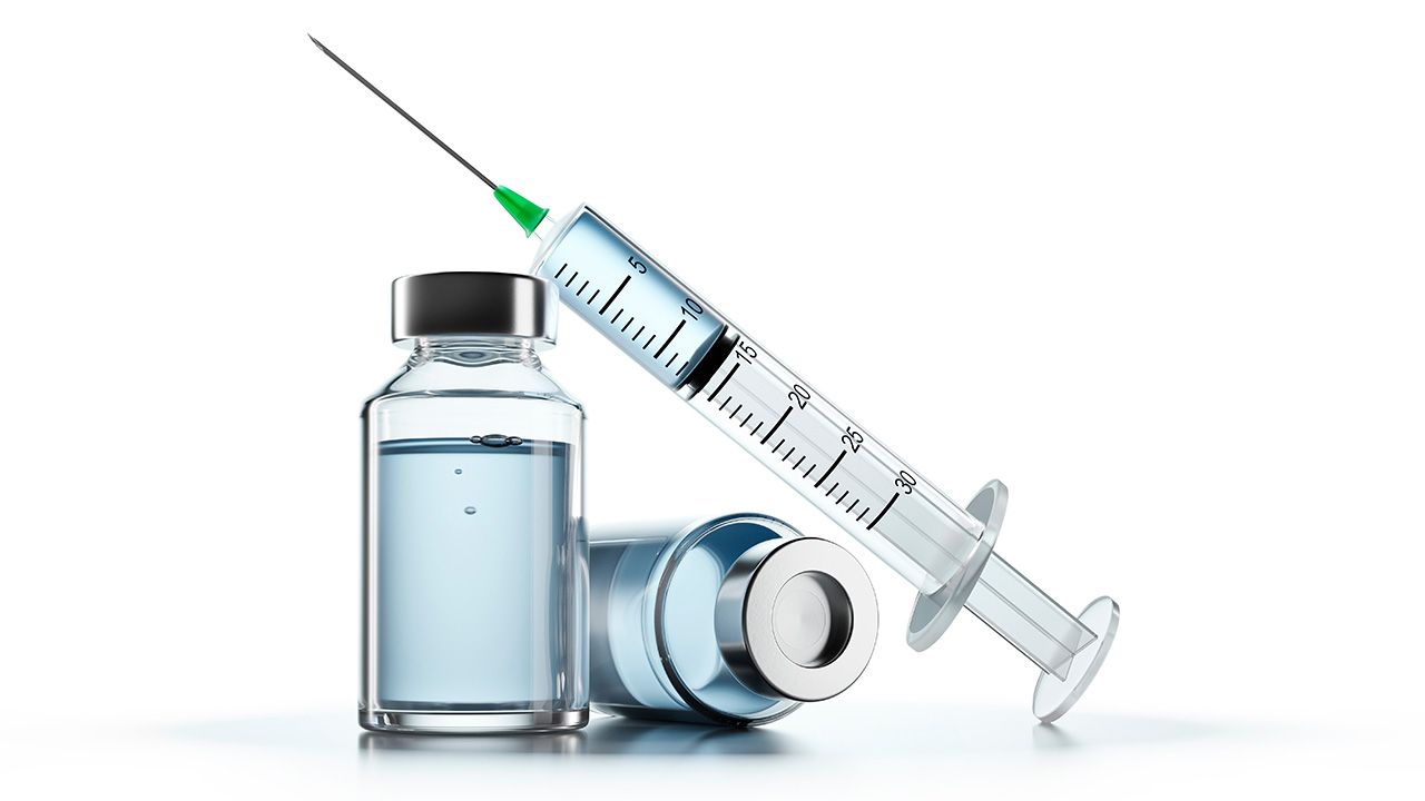 Moderna mRNA flu vaccine vial