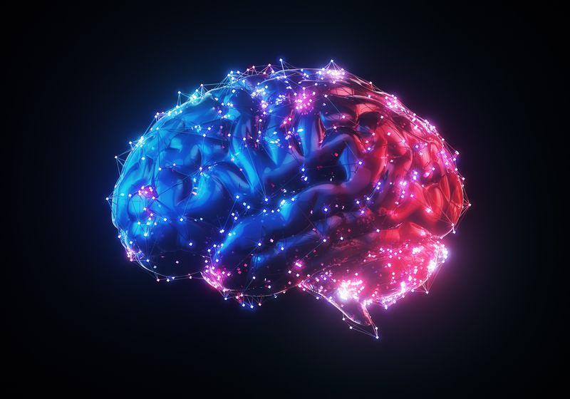 Brain scan imagery representing neuroimaging data