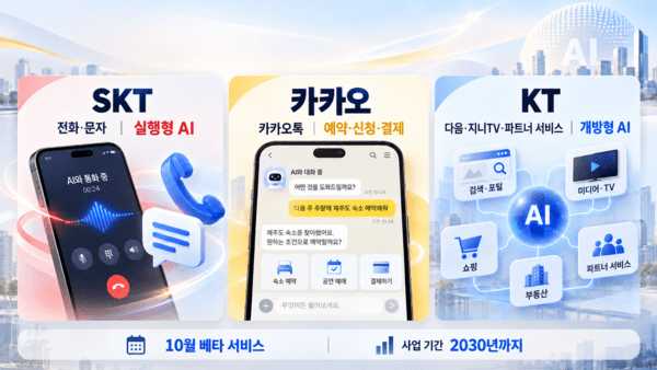 SKT, Kakao, KT begin AI for All pilots