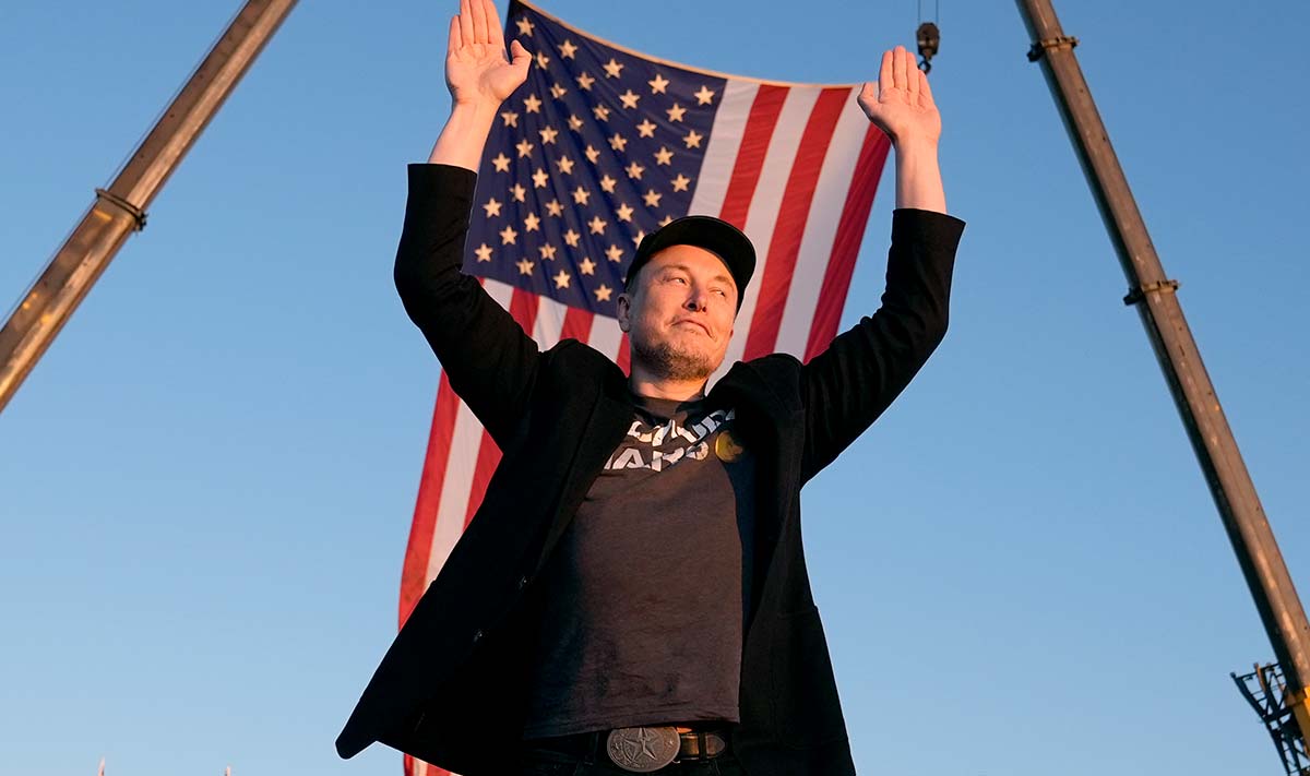 Still from Alex Gibney's documentary about Elon Musk