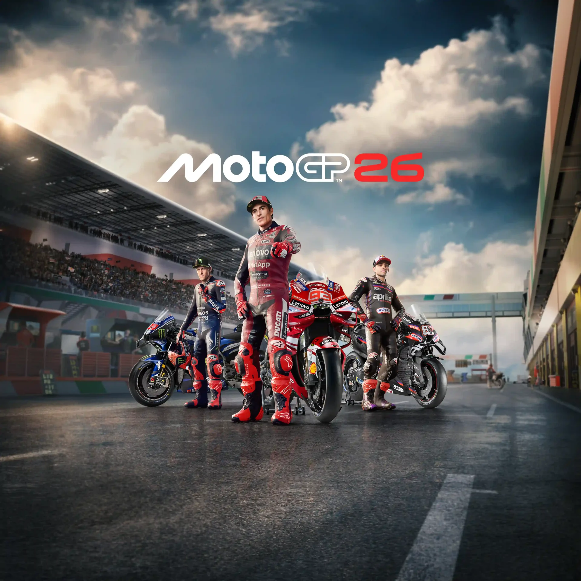 MotoGP 26 game cover art