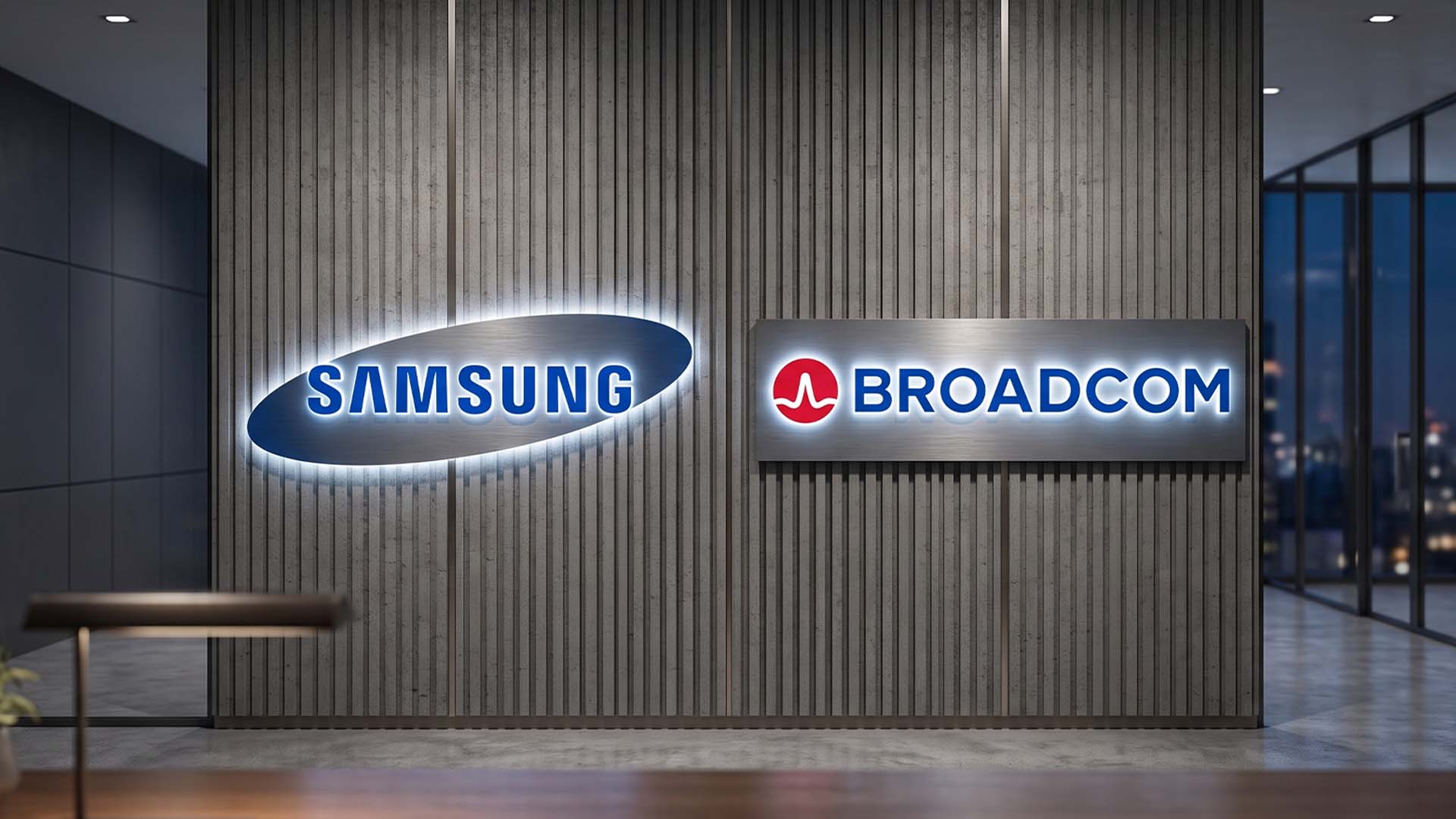 Samsung and Broadcom partnership announcement
