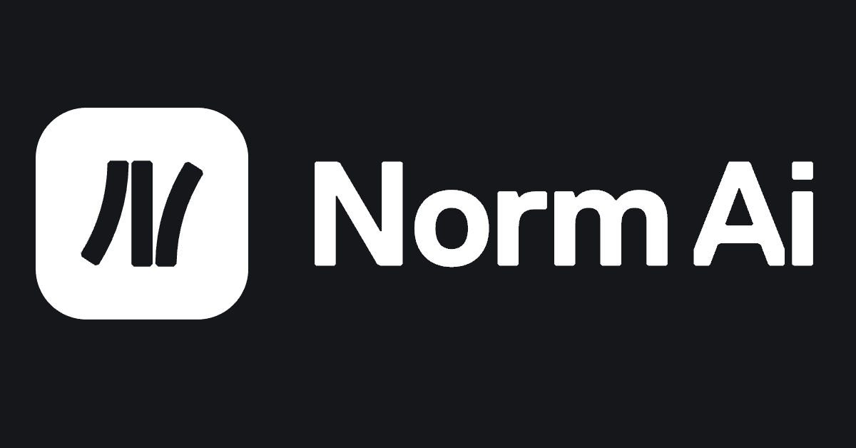 Norm AI 로고 및 펀딩 발표
