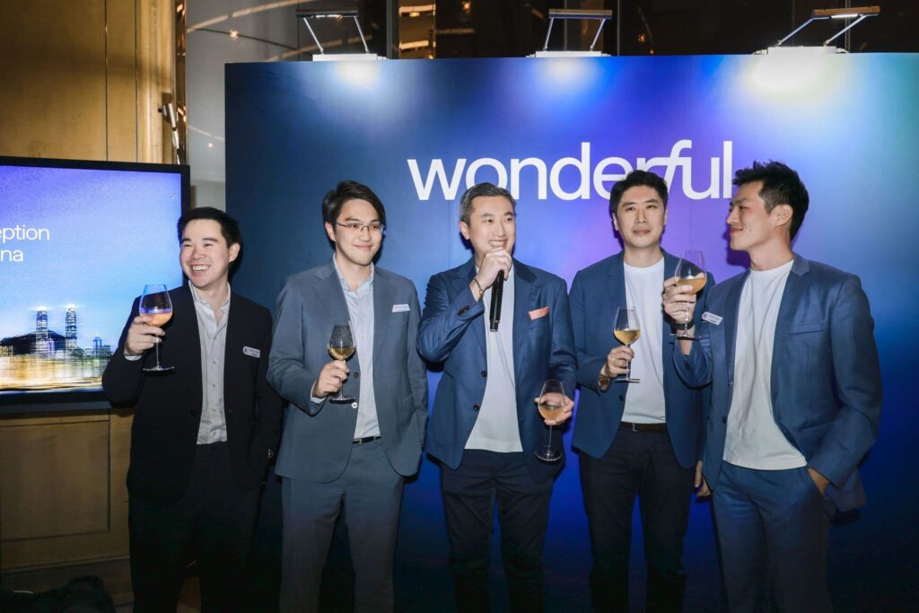 Image of the Wonderful AI team celebrating their funding round