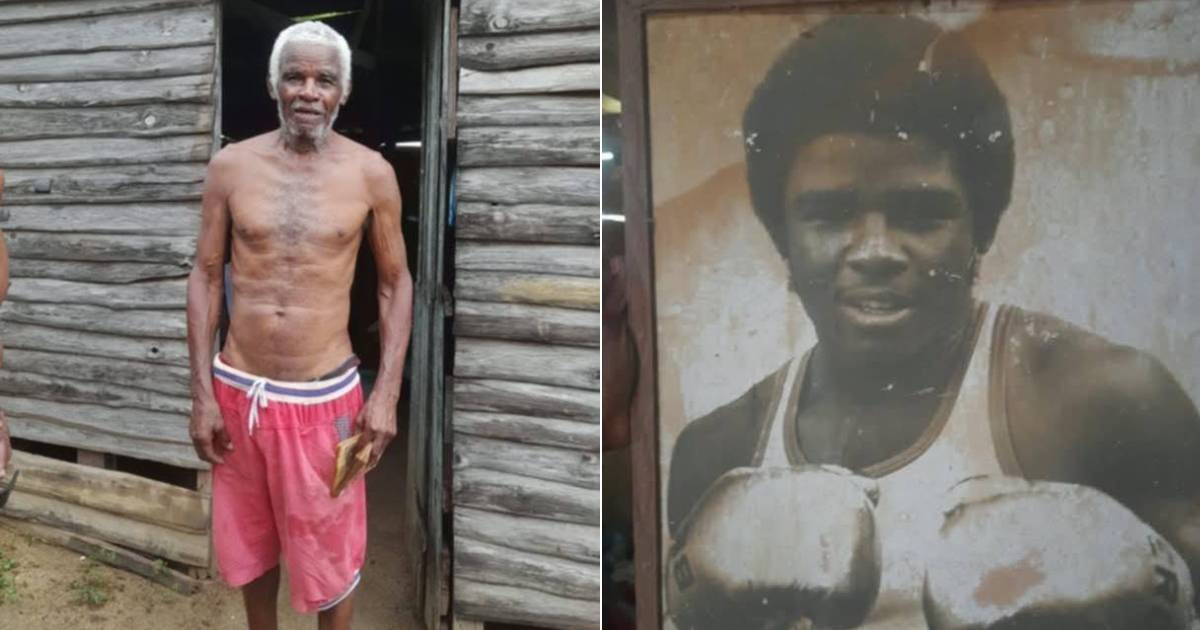 Former Cuban boxing champion Bernardo Comas