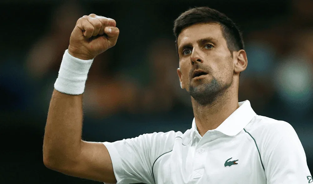 Novak Djokovic, seeking his 25th Grand Slam title at the All England Club