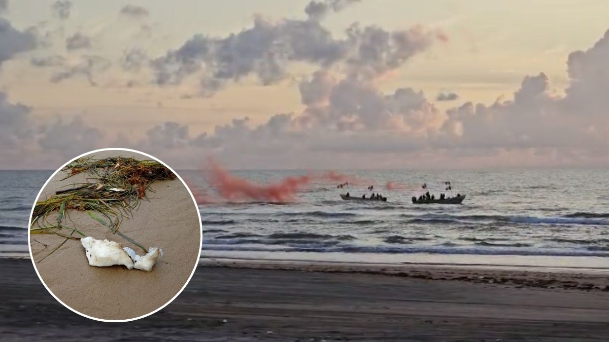 Debris found on Playa Bagdad
