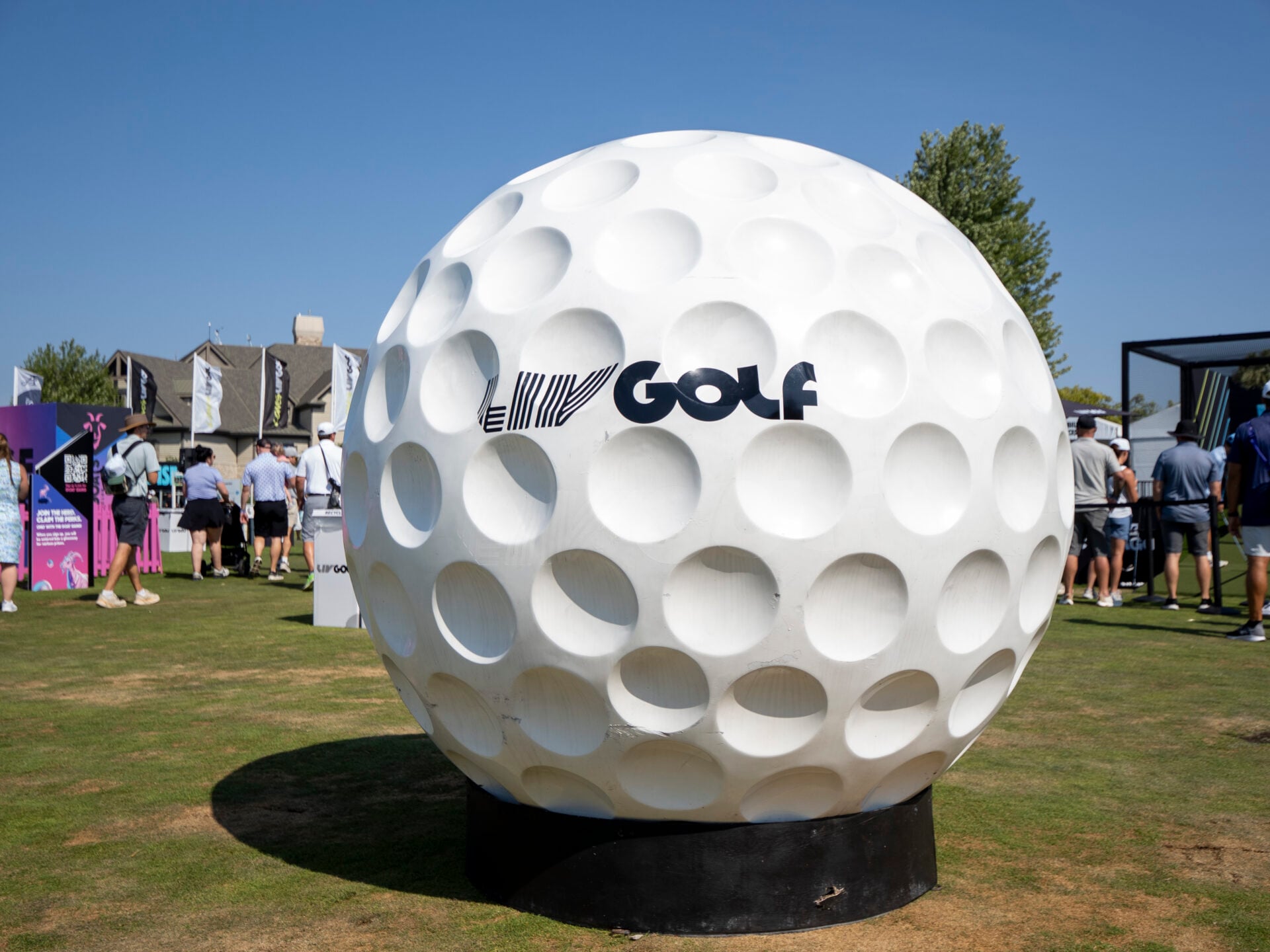 LIV Golf tournament scene