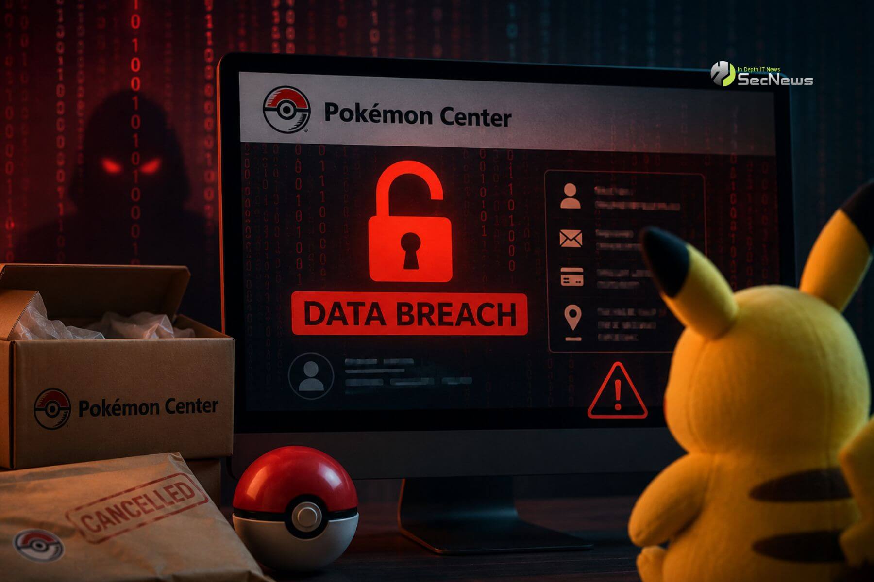 Pokémon Center data breach image