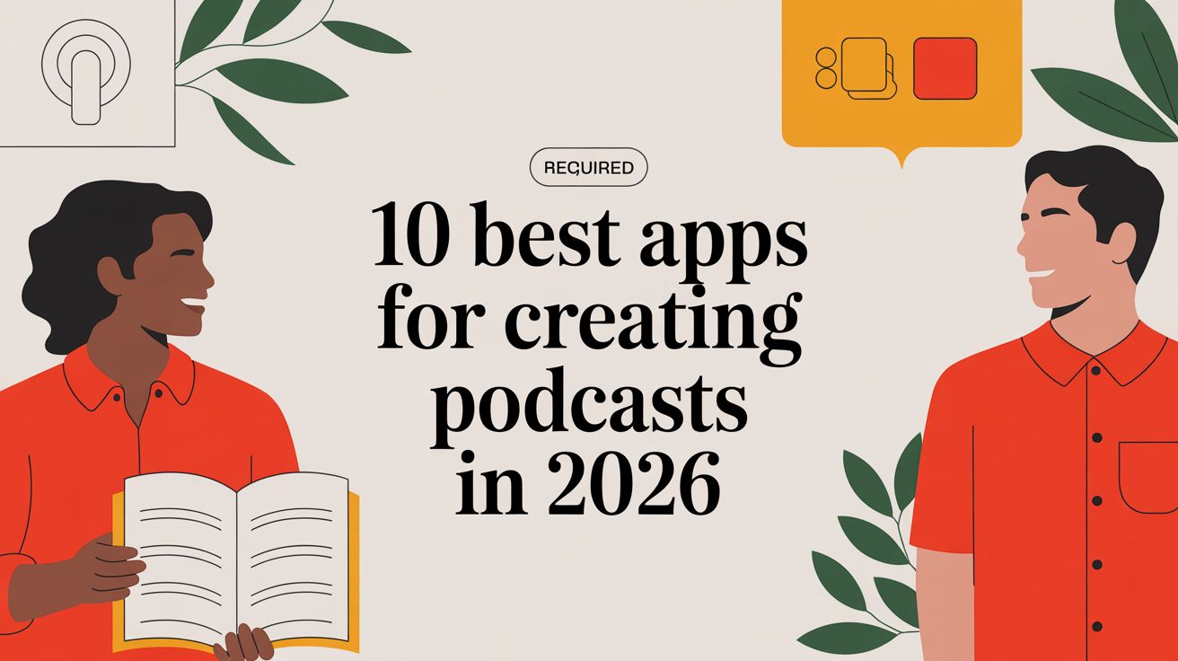 Top podcast creation apps for 2026