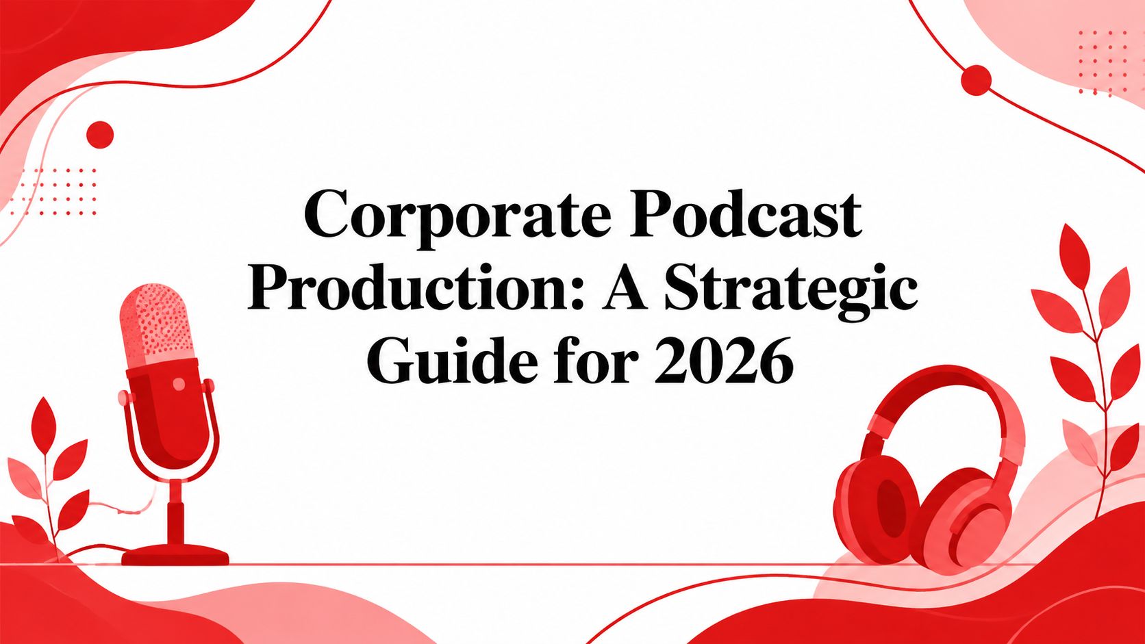 Corporate podcast production strategy framework for 2026