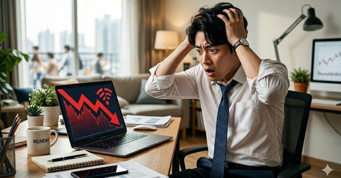 반도체 시장 조정장면