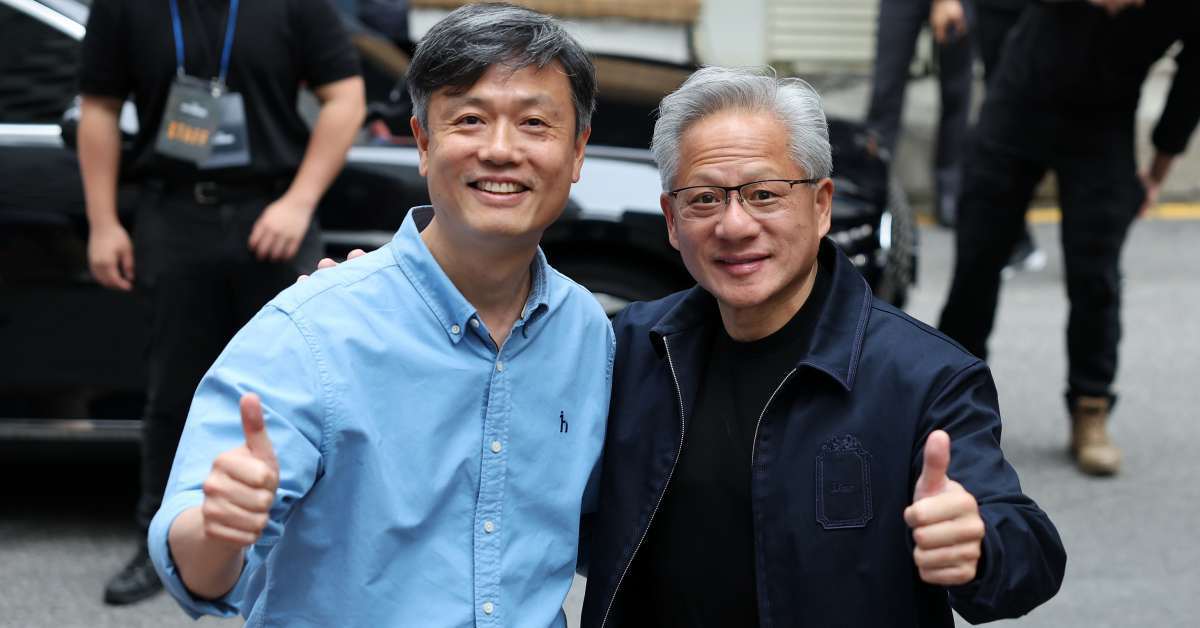 Nvidia CEO Jensen Huang meeting with key Korean gaming industry figures