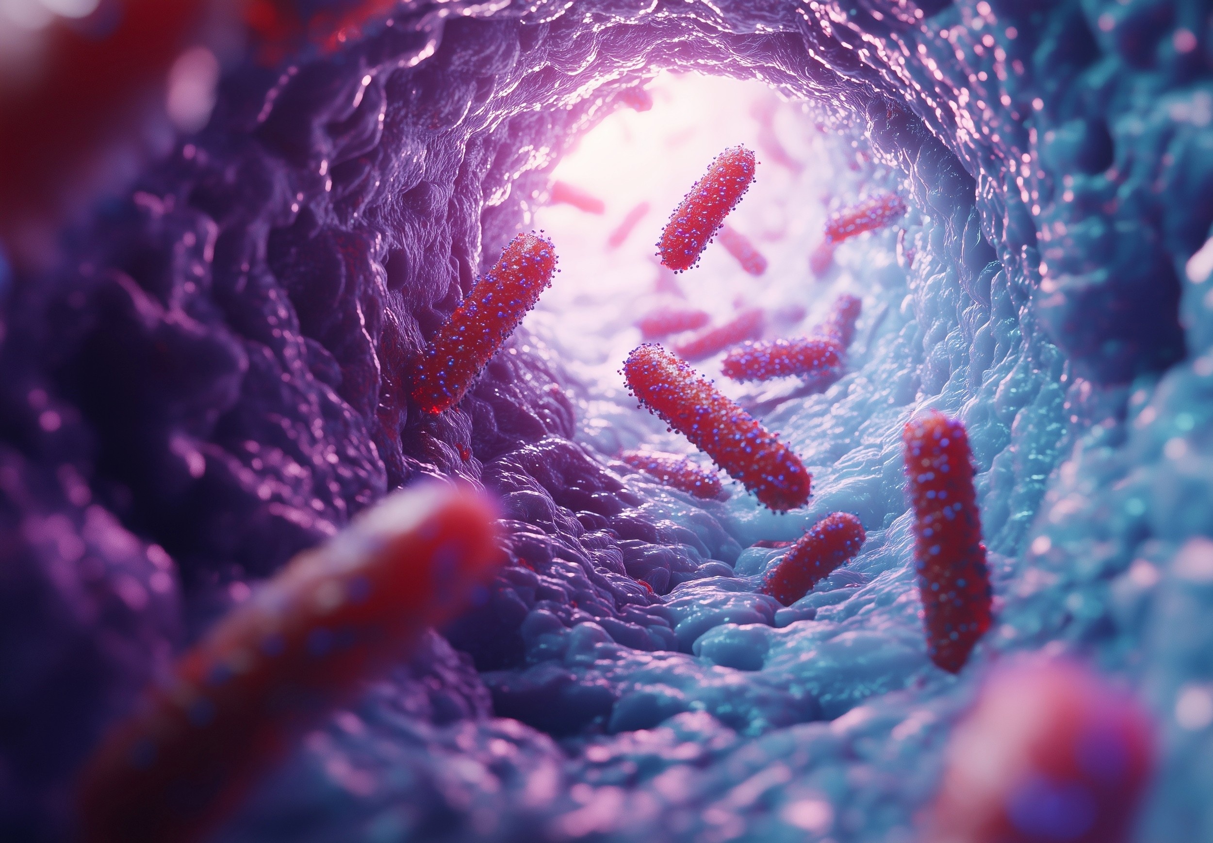 Image showing the relationship between gut bacteria and genes