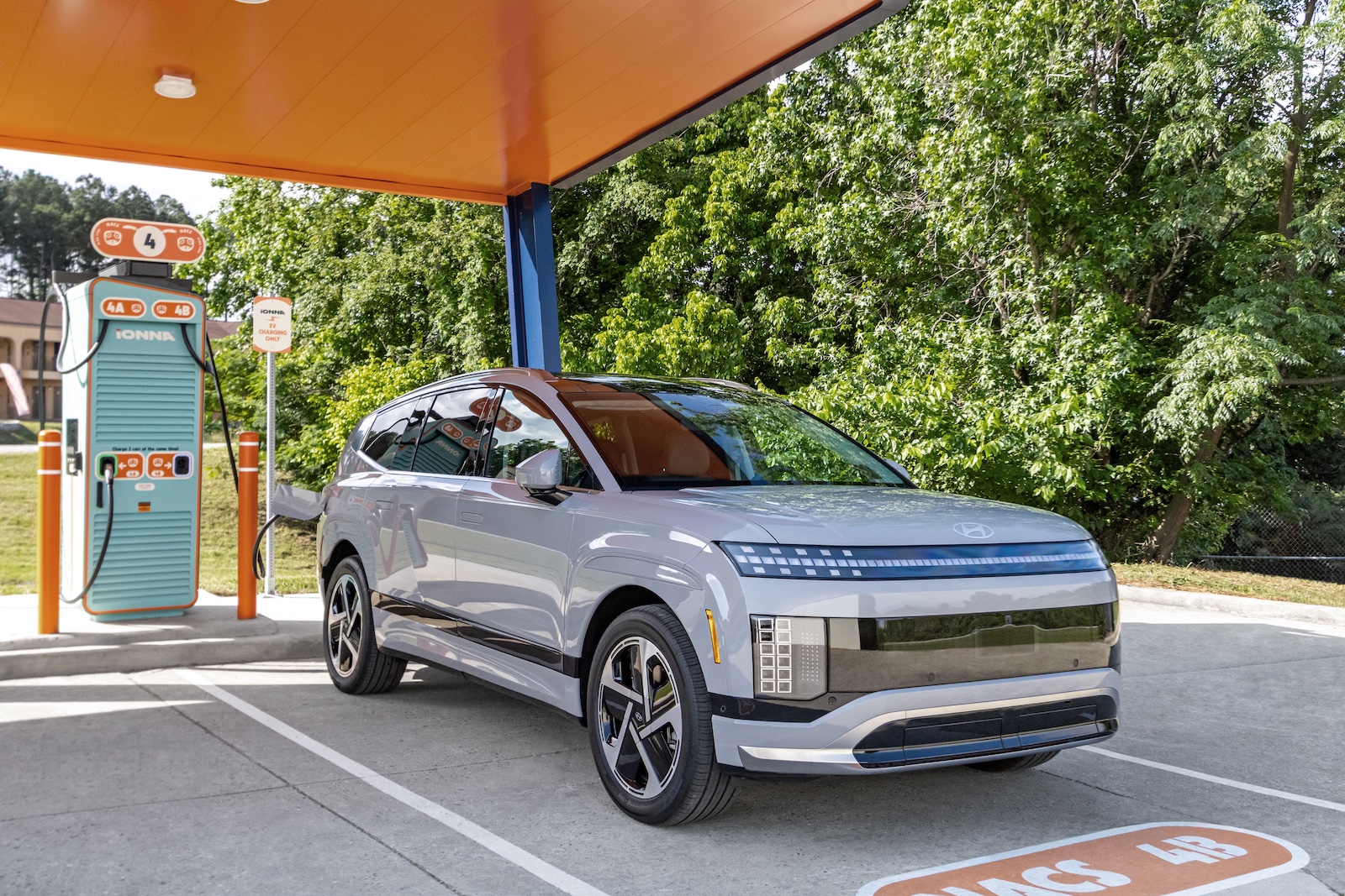 Hyundai EV charging station