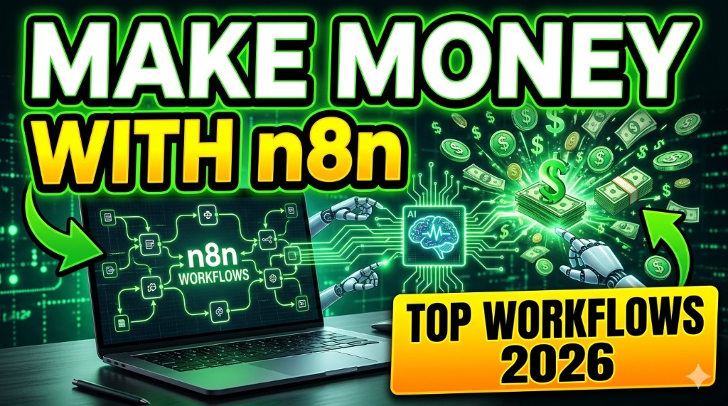 How to make money with n8n workflows — Lead Gen, CRM, and AI content automation