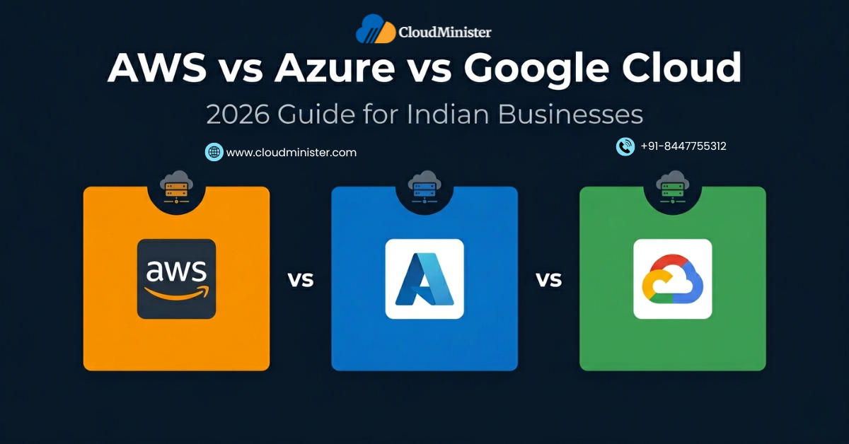 AWS vs Azure vs Google Cloud 2026 comparison graphic