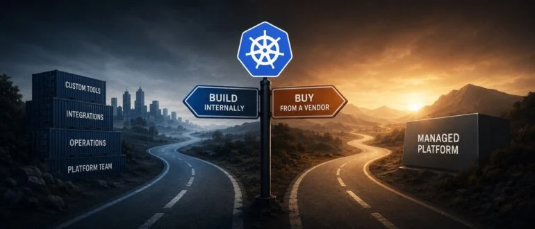 Kubernetes production architecture options diagram