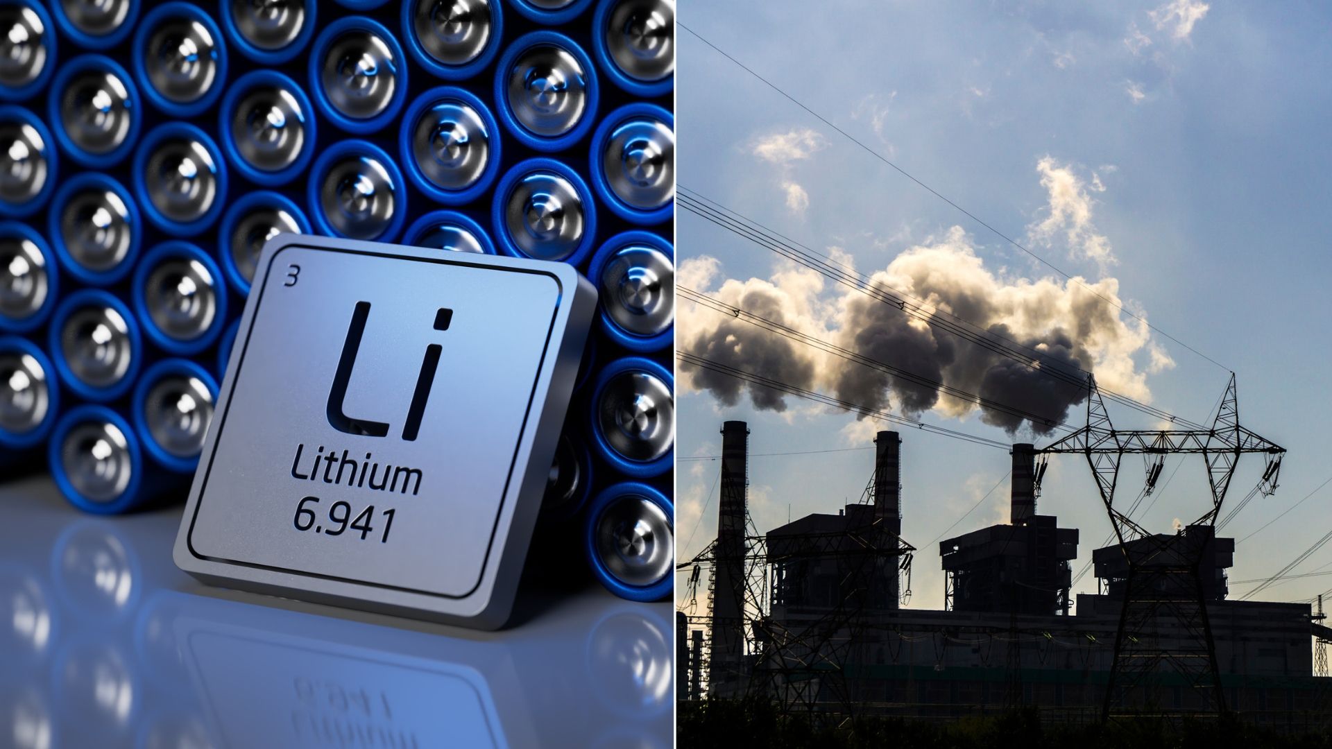 Representational image of lithium-ion battery emissions