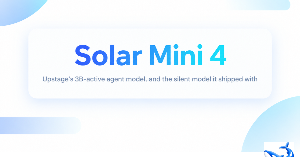Orca Router blog image introducing the release of Solar Mini 4