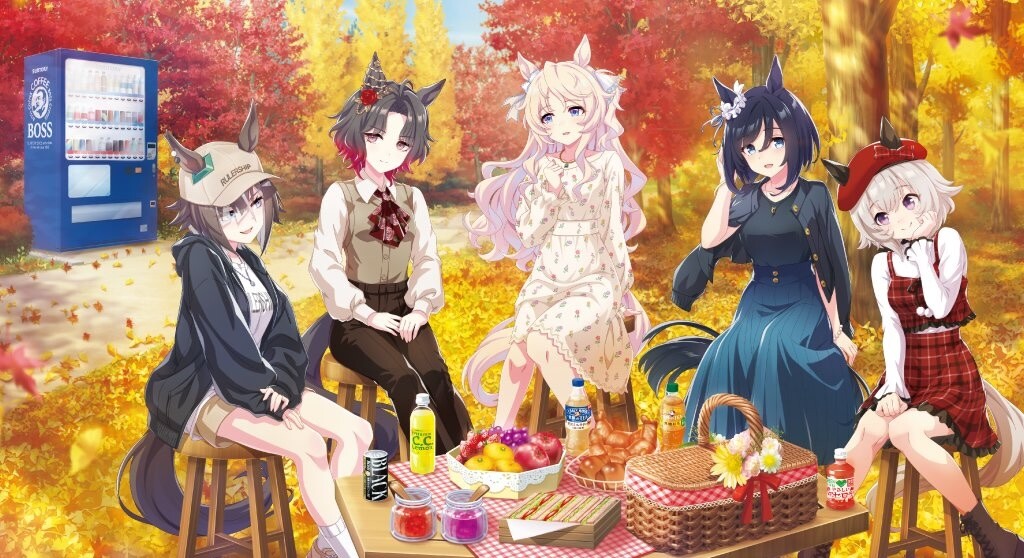 Umamusume and Suntory Collaboration