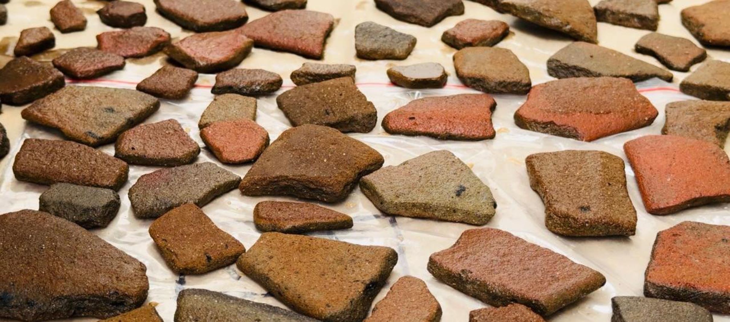 Archaeological pieces recovered from Tolú Airport construction site, Colombia
