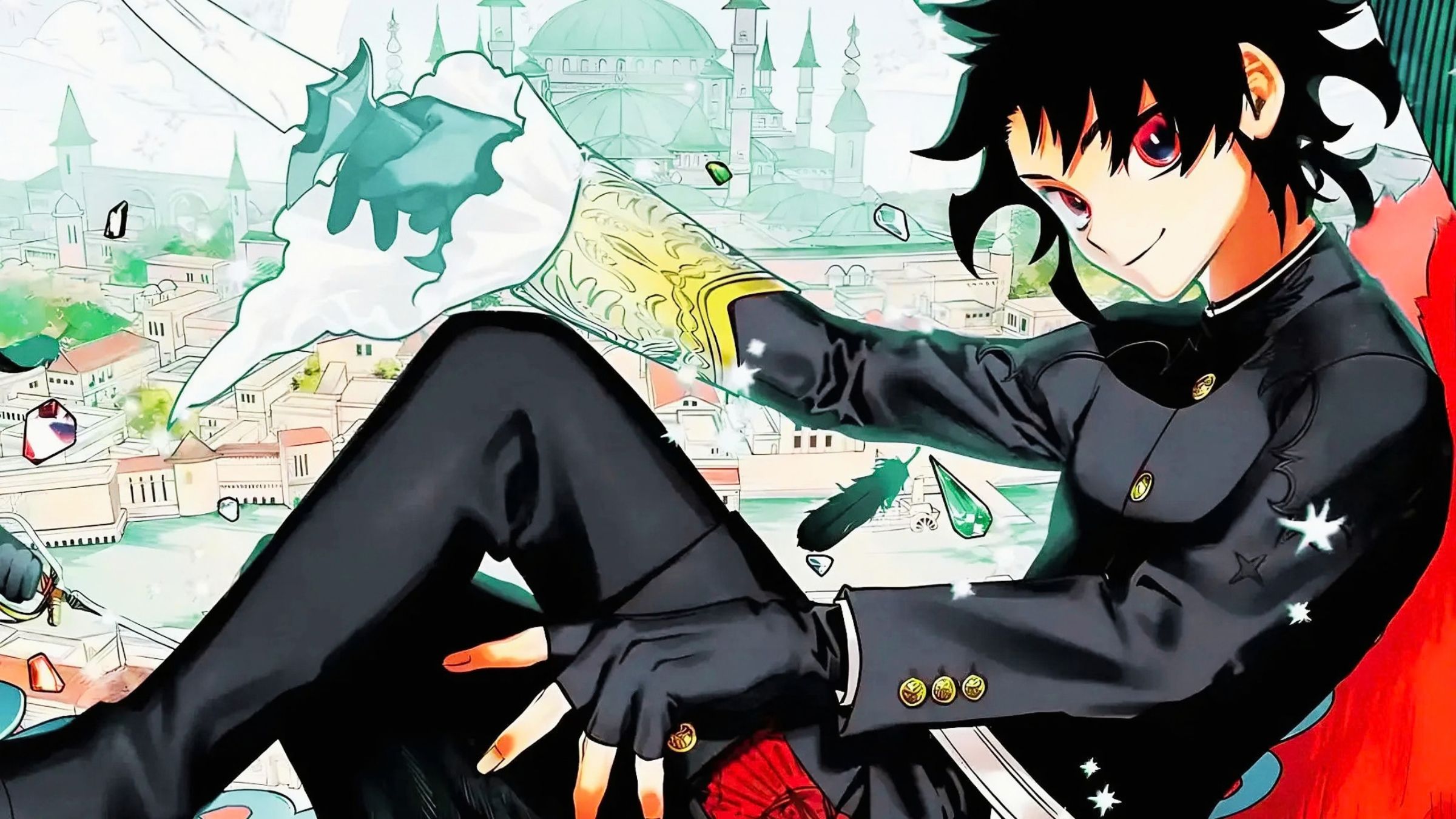 Ichi the Witch manga art celebrating the 100-chapter milestone