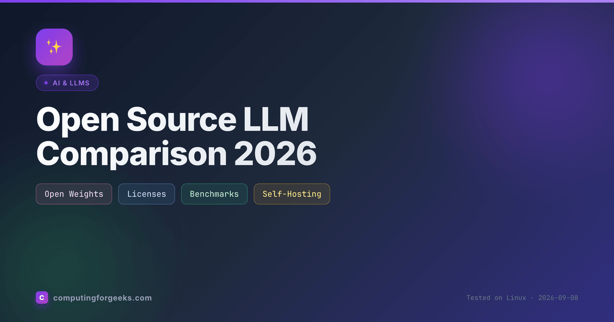 Open Source LLM Comparison