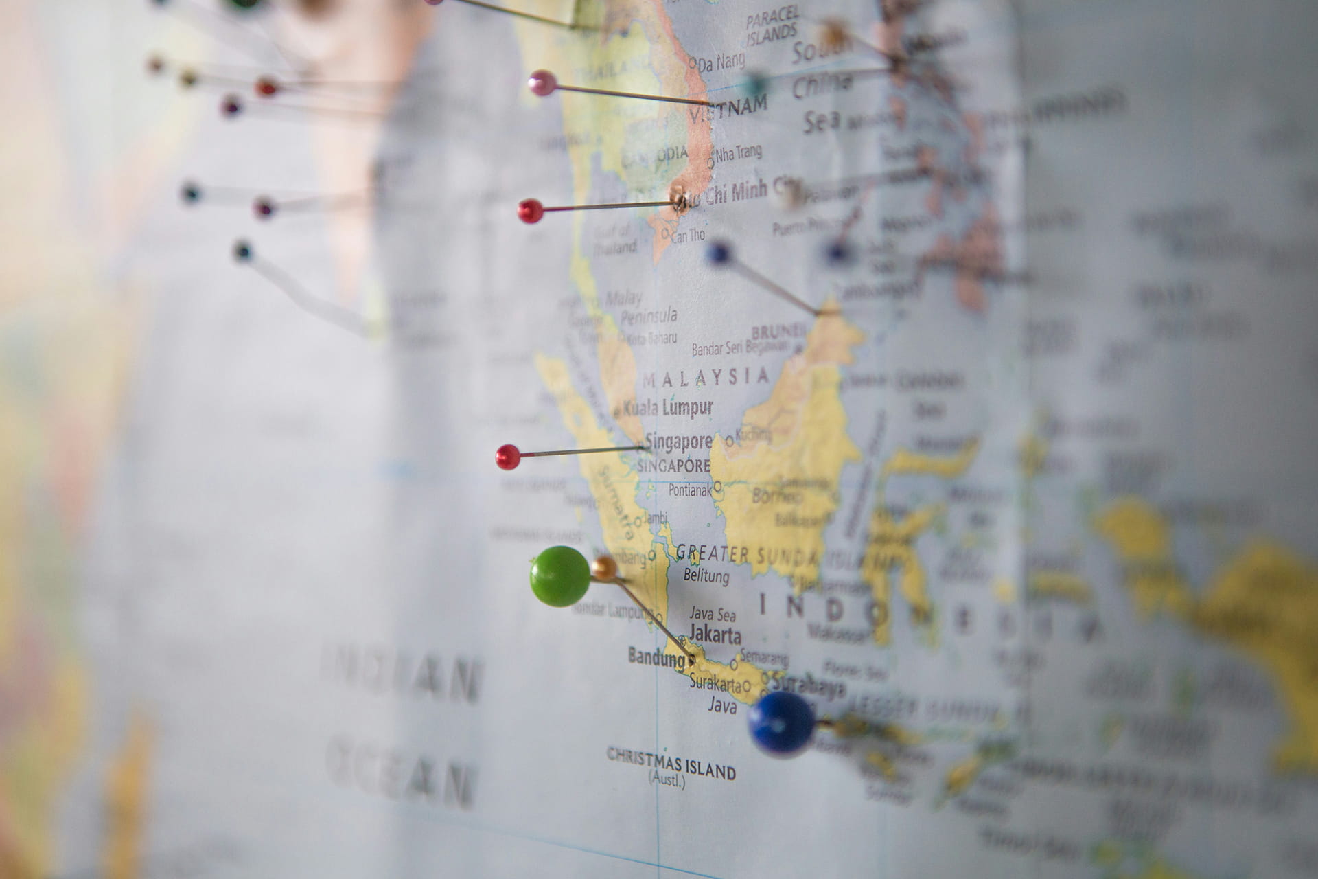 Map of Southeast Asia highlighting startup ecosystem challenges