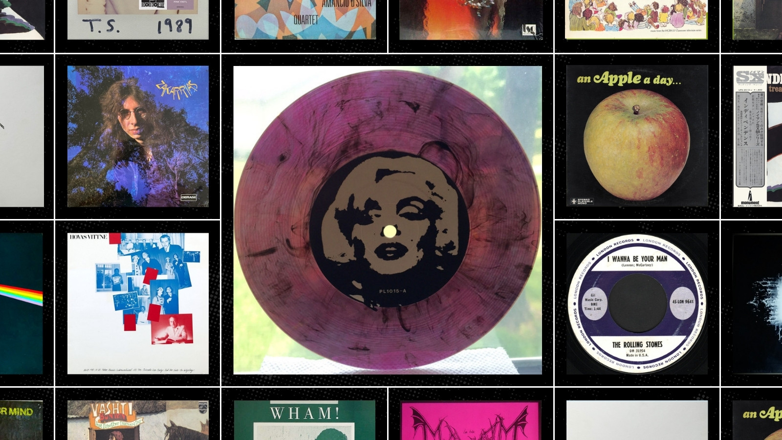 Compilation of most valuable vinyl records sold on Discogs in April 2026
