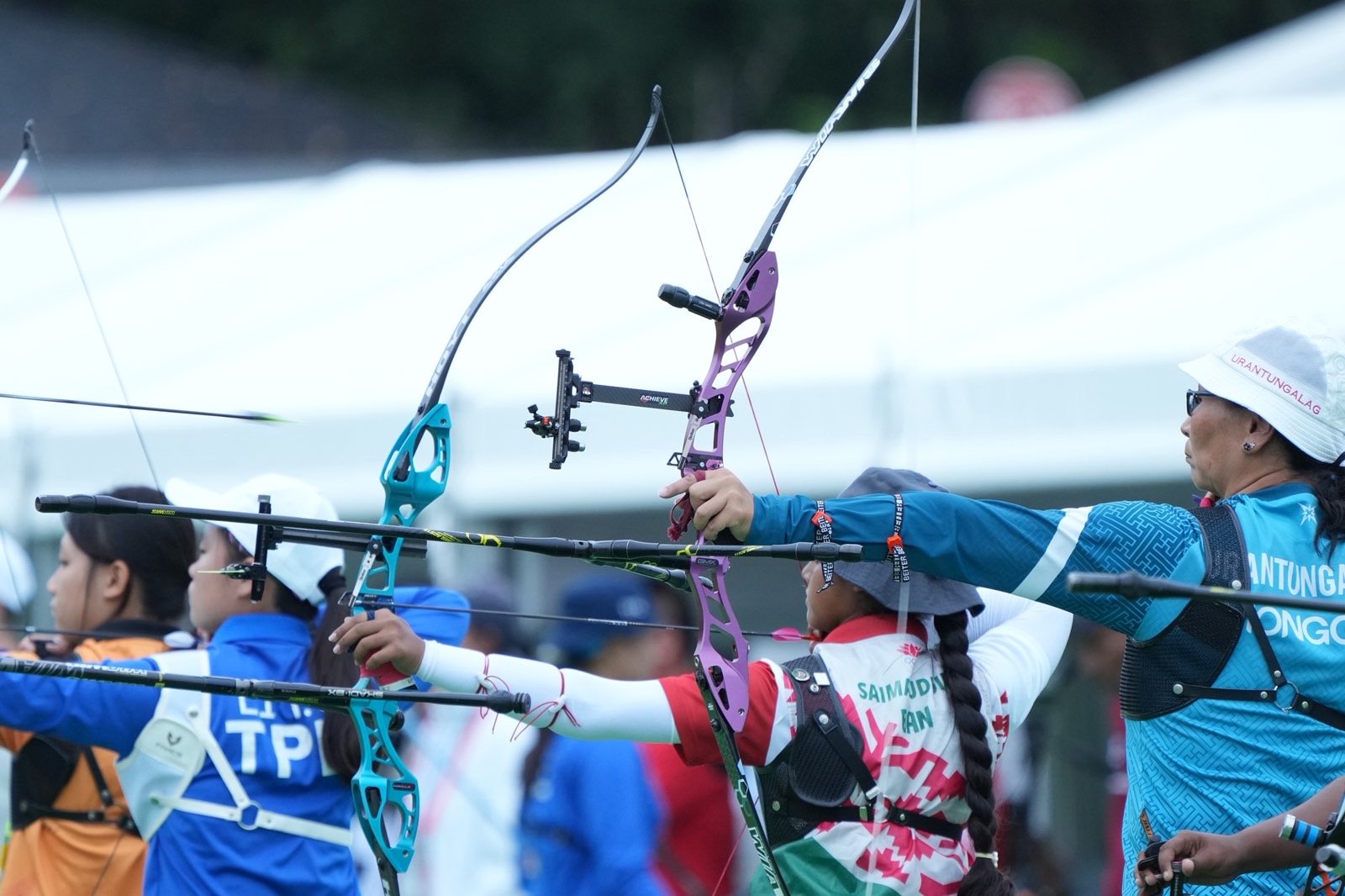 Mongolian archers compete at Aichi Nagoya 2026