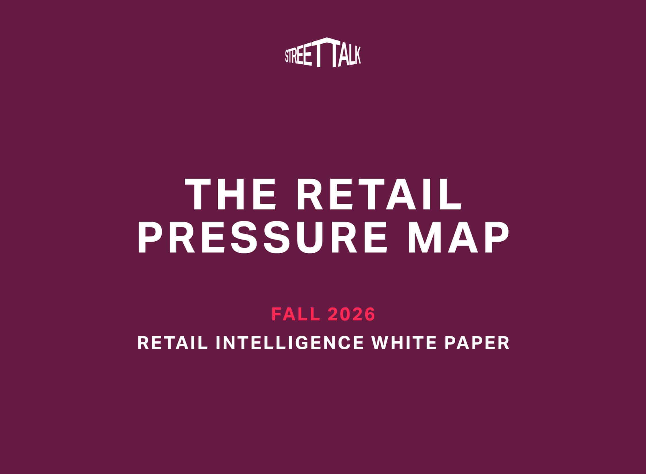 Q4 2026 Retail Pressure Map showing the four forces reshaping retail competition