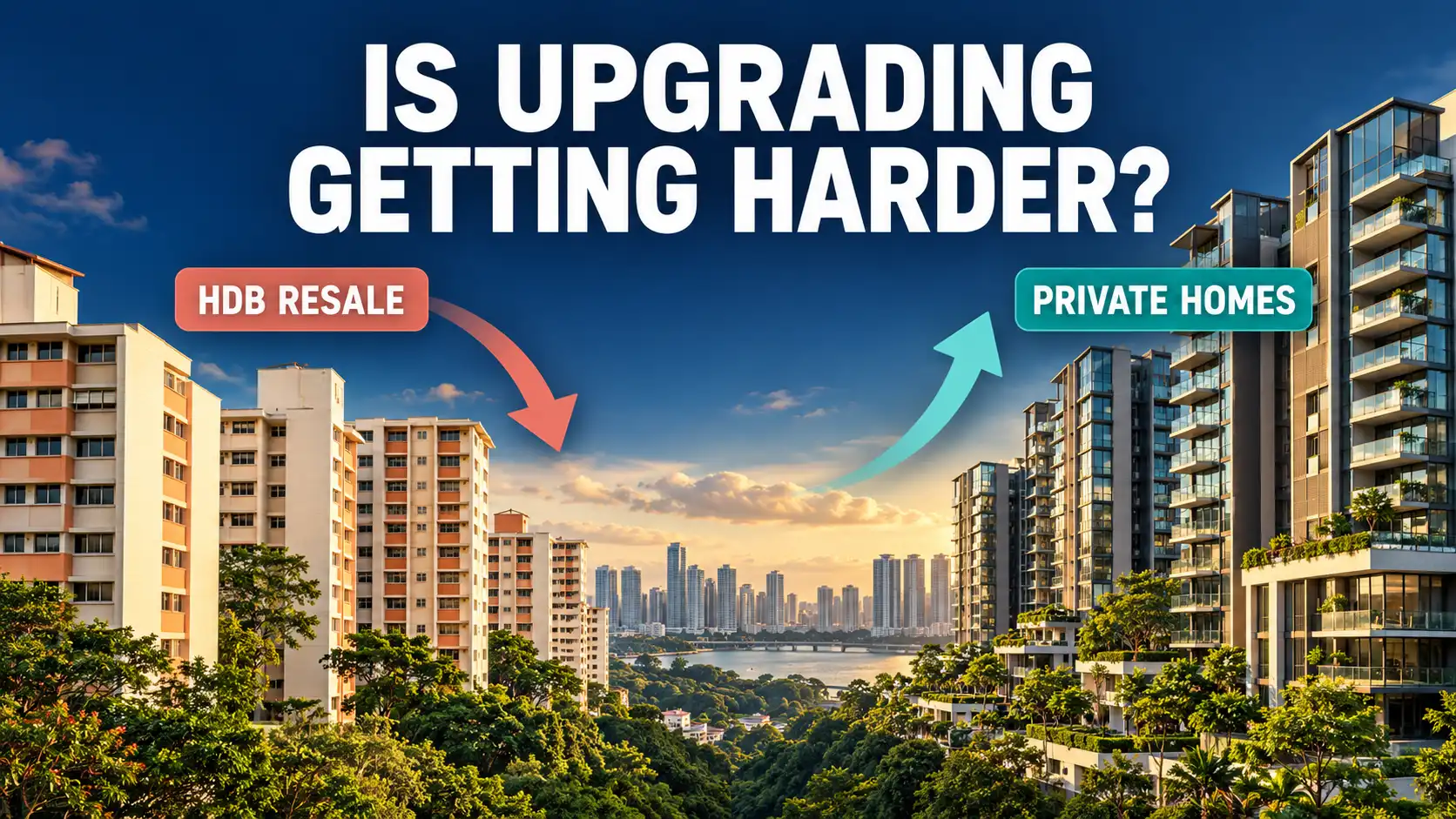 Singapore housing upgrade gap widening between HDB and private condos