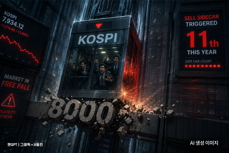 Korean KOSPI and KOSDAQ index crash. Historic drops caused by heavy selling pressure in tech.