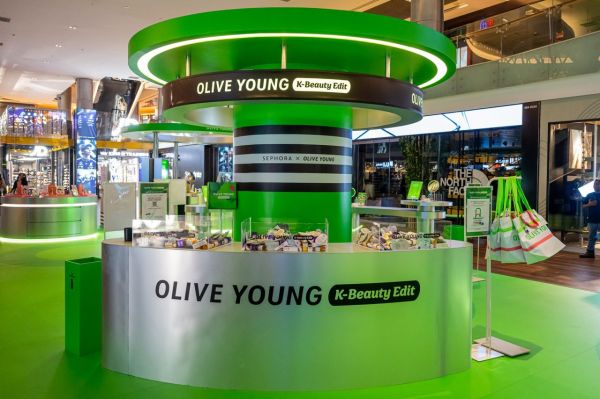 Olive Young K-Beauty Edit display at Sephora