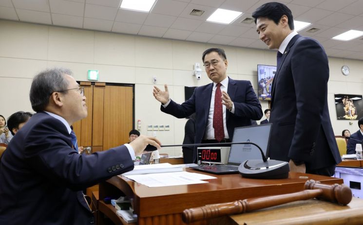 Photo from South Korean National Assembly audit regarding research discipline
