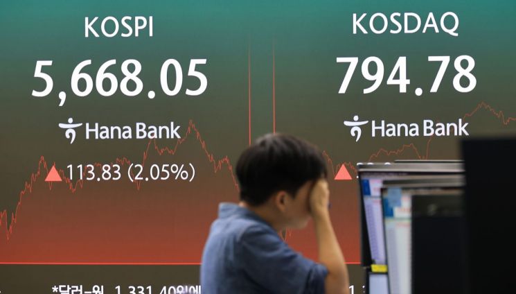 외국인 순매수 전환으로 상승 마감한 코스피 지수