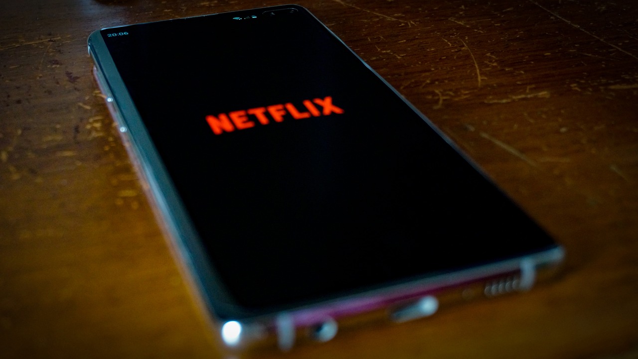 Netflix stock image illustrating the streaming giant's dominance vs. Disney