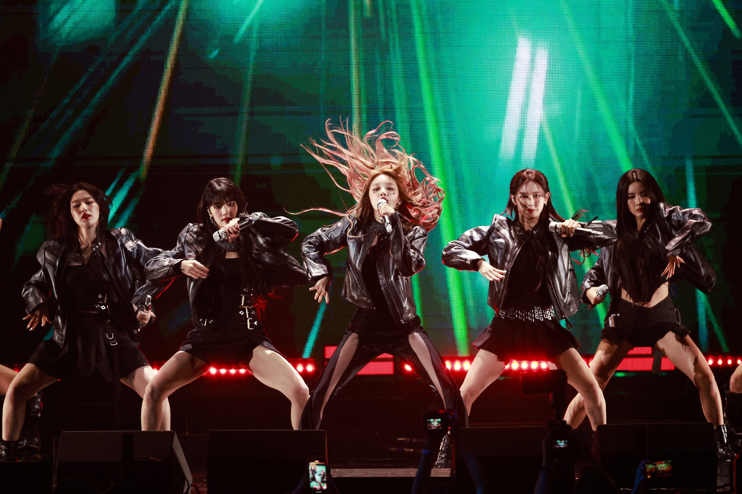 i-dle members Shuhua, Miyeon, Soyeon, Minnie, and Yuqi for July 2026 comeback