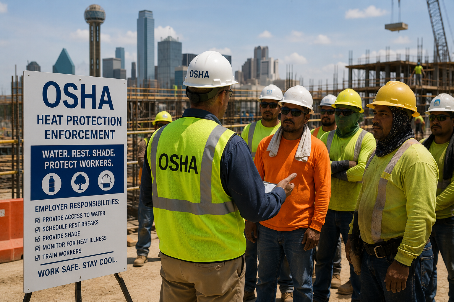 OSHA Heat Protection Enforcement Program Guidance Materials